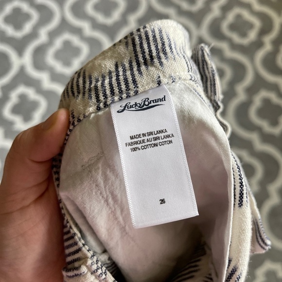 Lucky Brand Leela Ikat Print Short Cotton Midrise - Picture 6 of 7